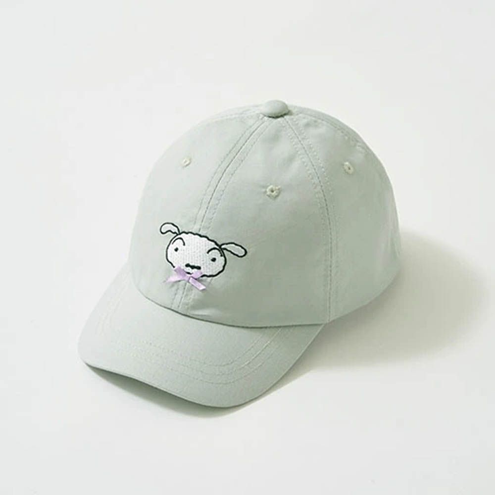 聯名款 卡通人物小白刺繡鴨舌帽-綠 (54cm)