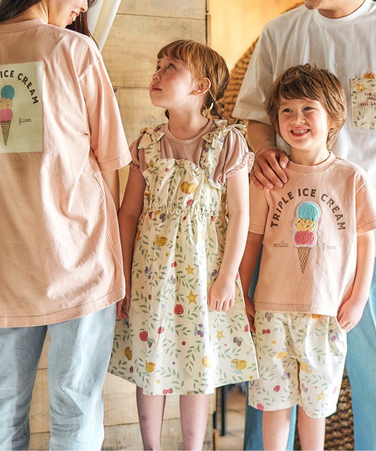 日本 apres les cours - 時髦風格工裝短褲-格子-灰