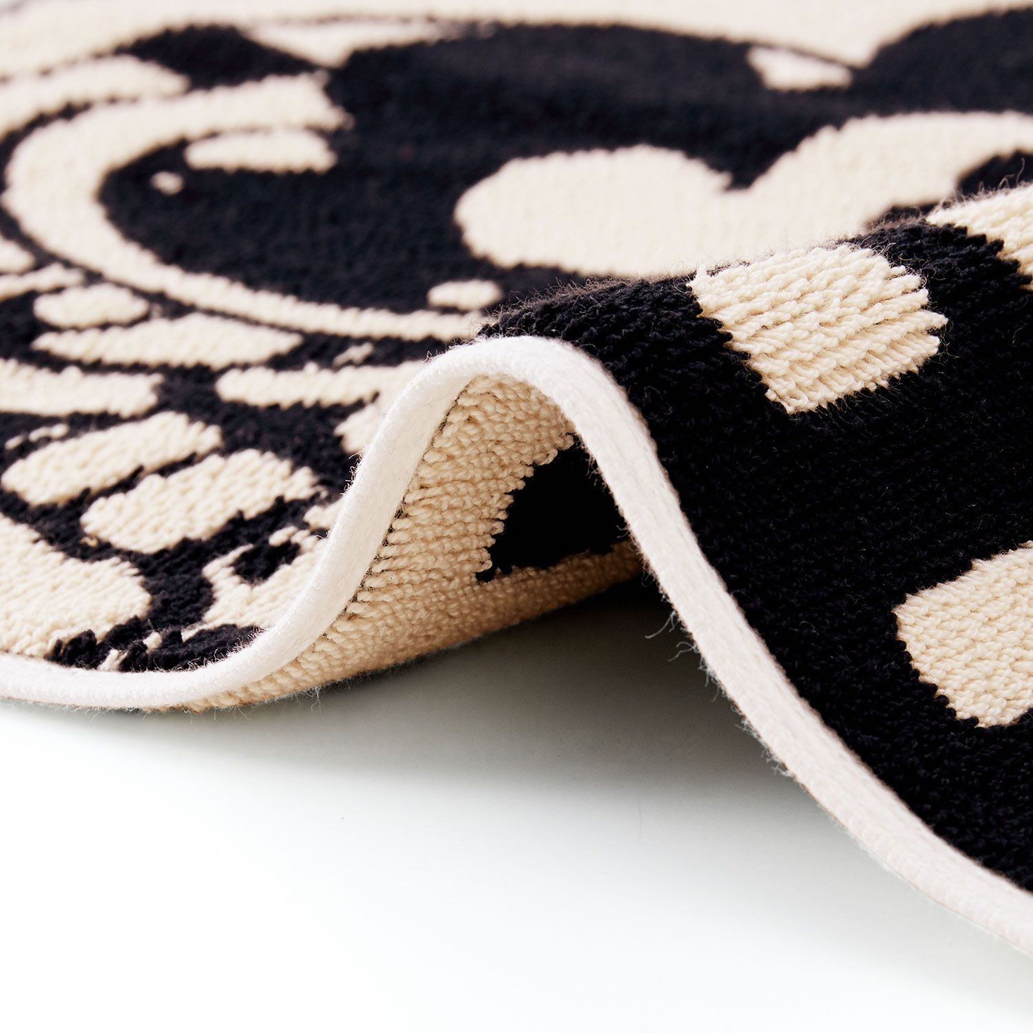 日本千趣會 - 迪士尼 純棉吸水毛巾腳踏墊-維尼-黃 (45x60cm)