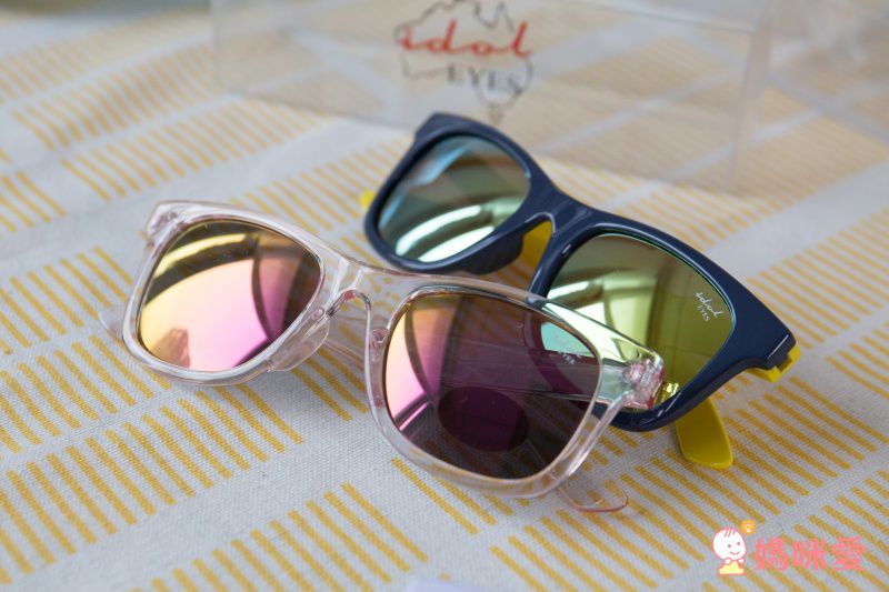 澳洲 Idol EYES - 兒童太陽眼鏡-個性時尚系列Fashion-透明粉紅色 (5-10歲兒童款)