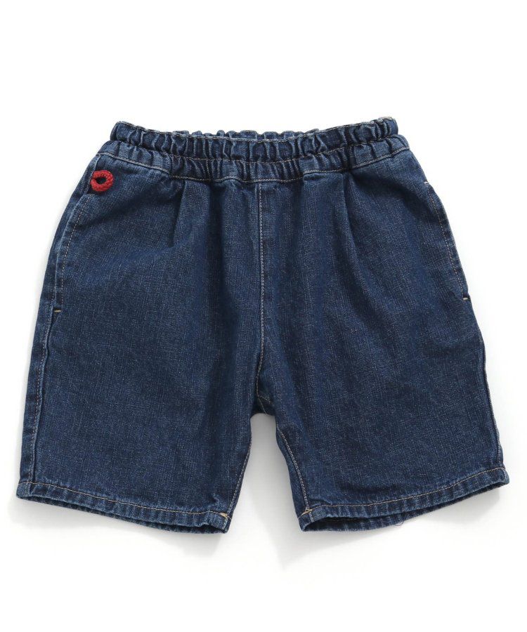 日本 BREEZE - 100%棉定番印花短褲-變形蟲-綠