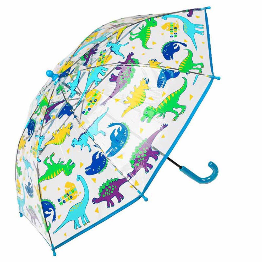 akachan honpo - 雨傘-恐龍世界-淺藍色