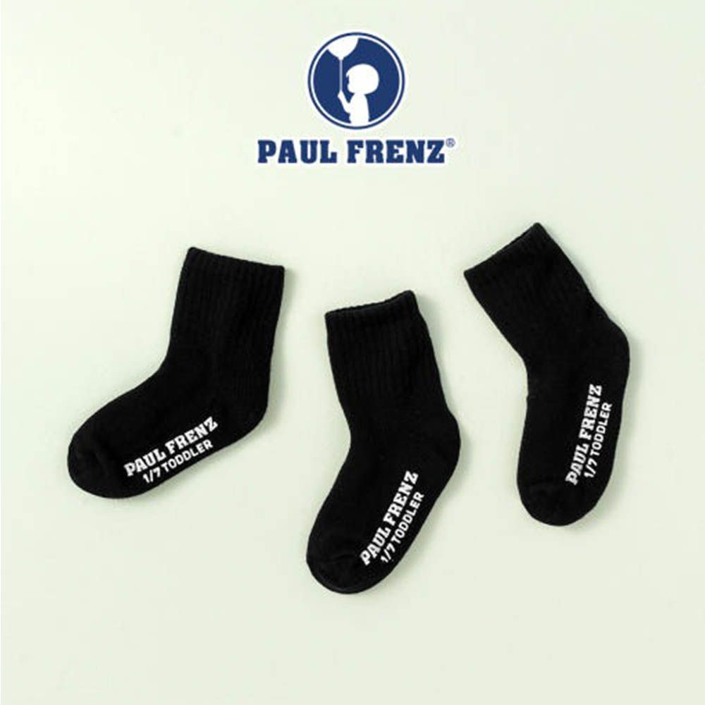 (3入組)韓製彈力中短筒襪-SHORT - JACKSON-黑