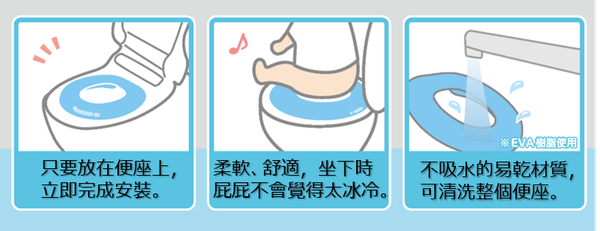 akachan honpo - 軟式馬桶輔助便座