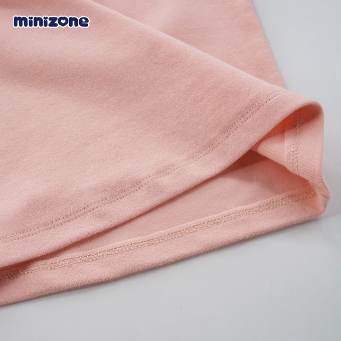 Minizone - 可愛動物長袖T恤-深灰色