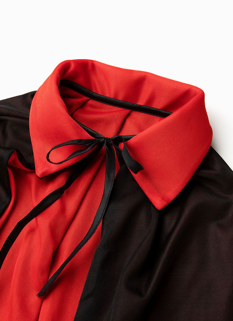 韓國 OZKIZ - 吸血鬼披風面具2件組-黑 (FREE)