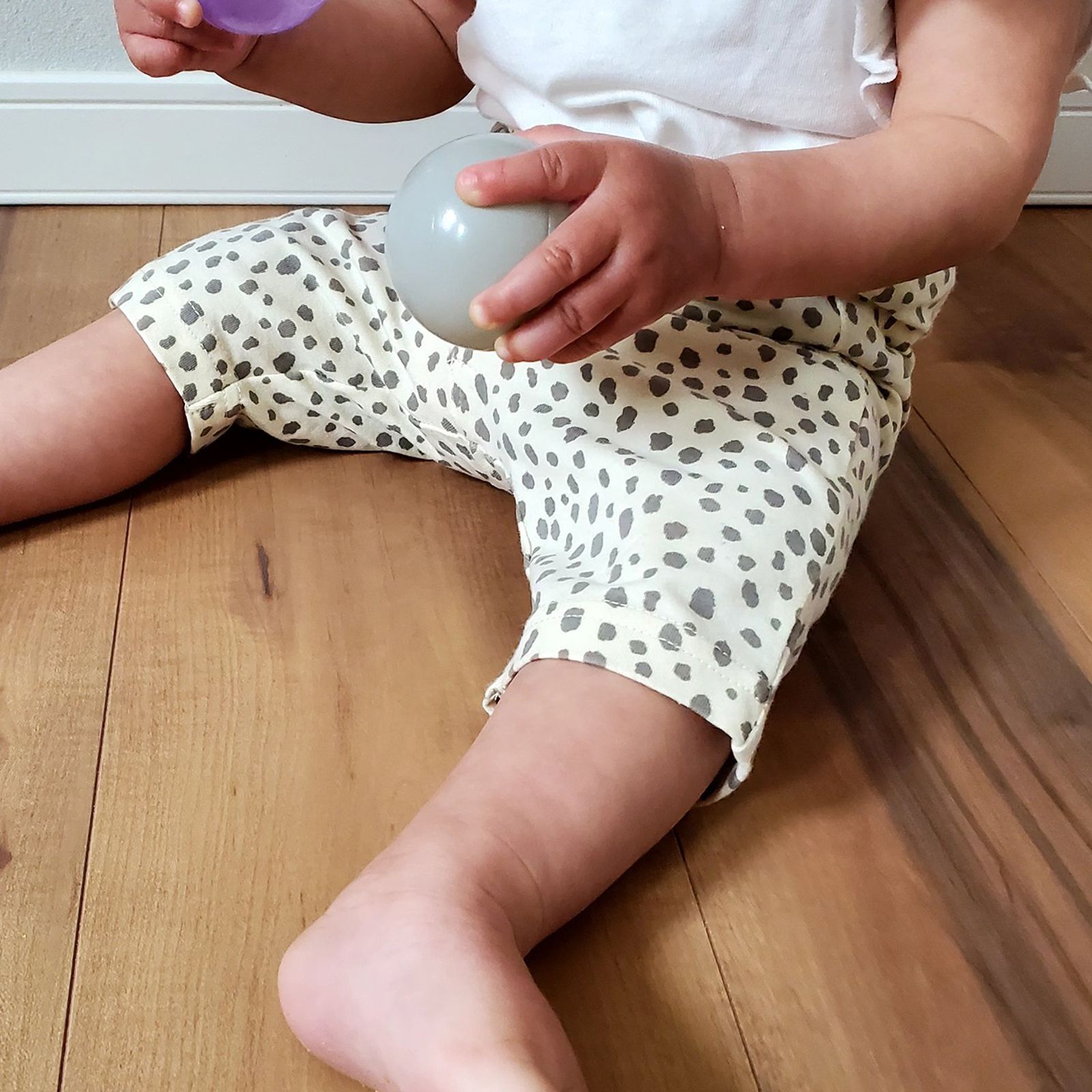 日本 Chil2 - 人氣定番印花彈力短褲-檸檬-米杏