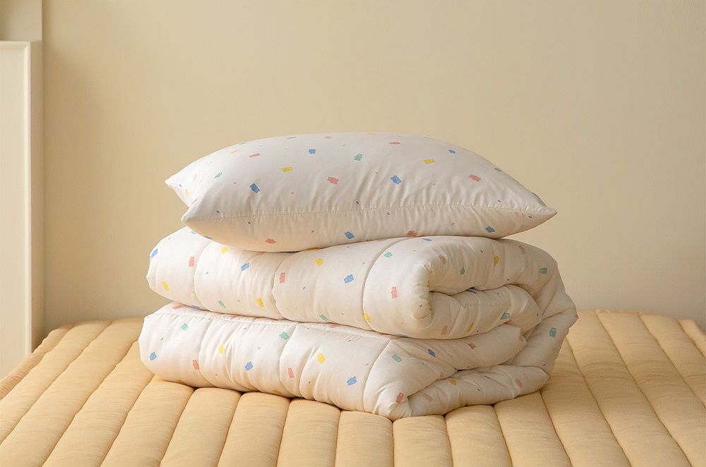 韓國 Maatila - 可水洗超細纖維桃皮感棉被-軟糖熊熊