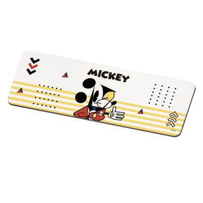 收納王妃 - 迪士尼 Disney 米奇特展【藝術米奇】珪藻土軟式吸水洗漱墊 吸水墊 杯墊 台灣製造24X8X0.5cm