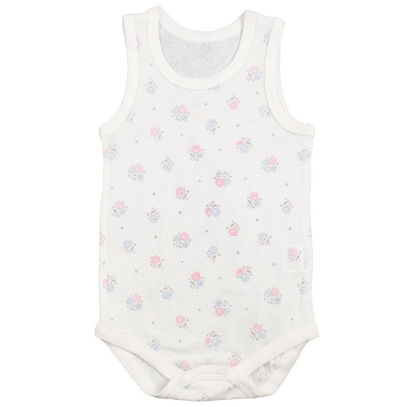 akachan honpo - 無袖速乾套頭式包屁衣2件組-粉紅色