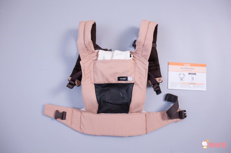 解放媽咪的肩腰背！【日本 Combi】透氣減壓腰帶式背巾♡