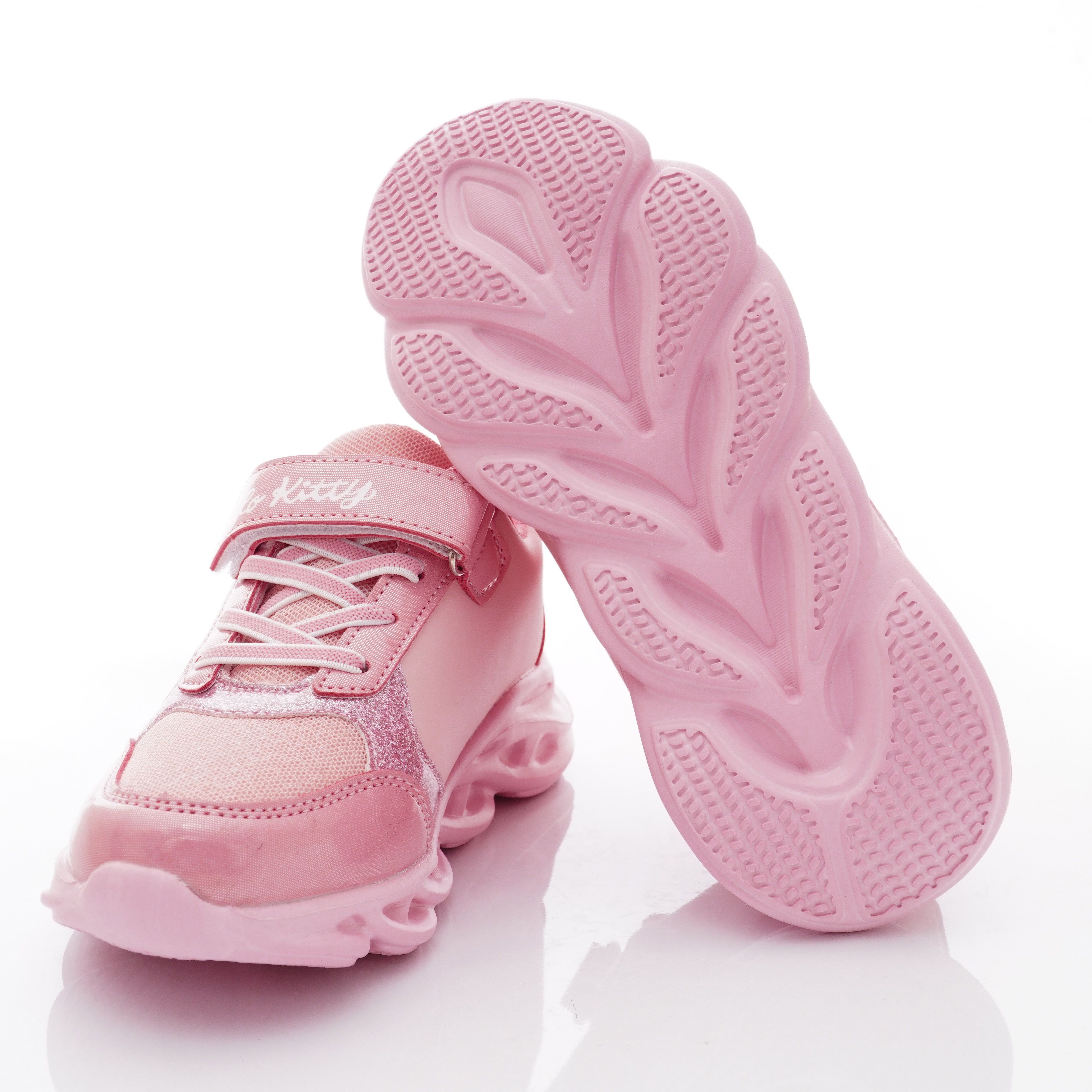 HELLO KITTY - 凱蒂輕量運動鞋款(中大童段)-粉