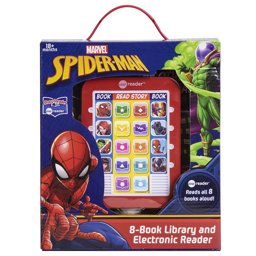 【禾流獨家代理】【漫威蜘蛛人啟蒙有聲閱讀套書】Spider-man Me Reader Electronic Reader and 8 Sound Book Library
