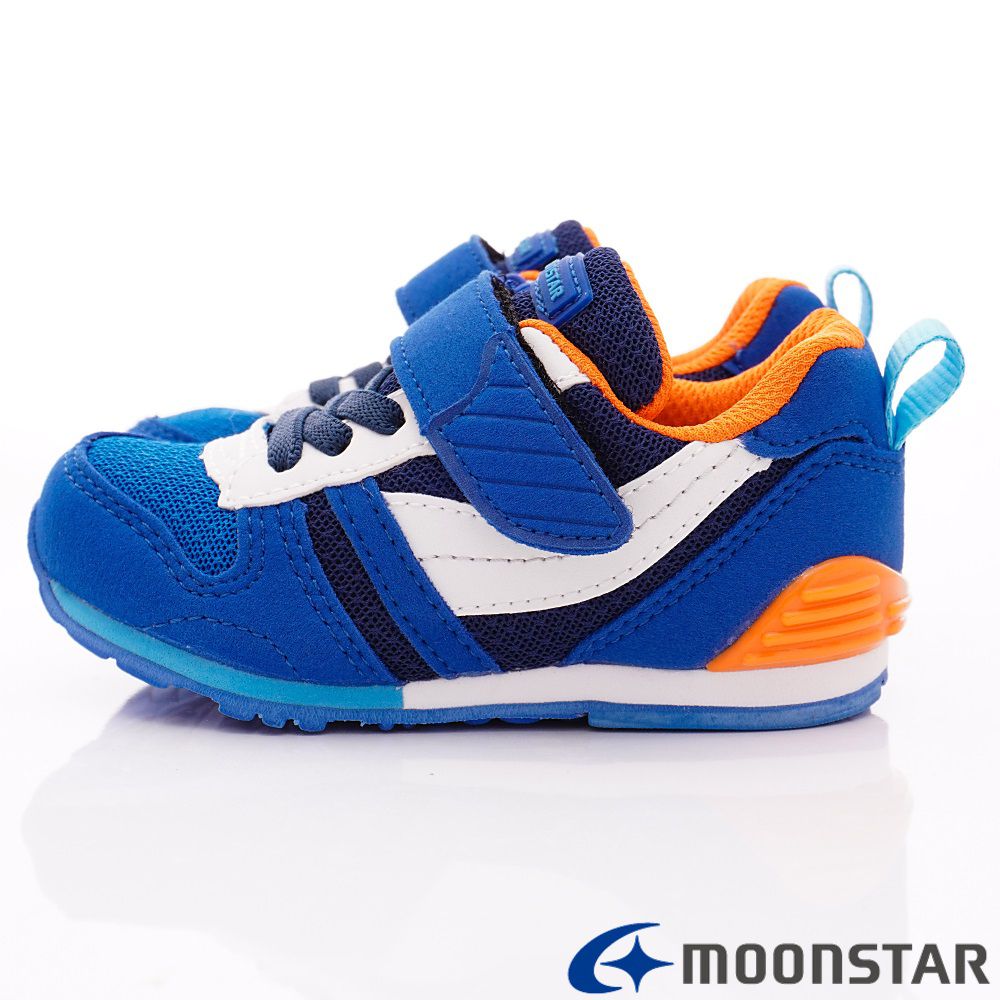 Moonstar日本月星 - 日本月星機能童鞋-HI系列2E機能款 (中小童段)-藍白