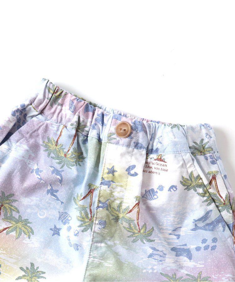 日本 apres les cours - 時髦風格工裝短褲-格子-灰