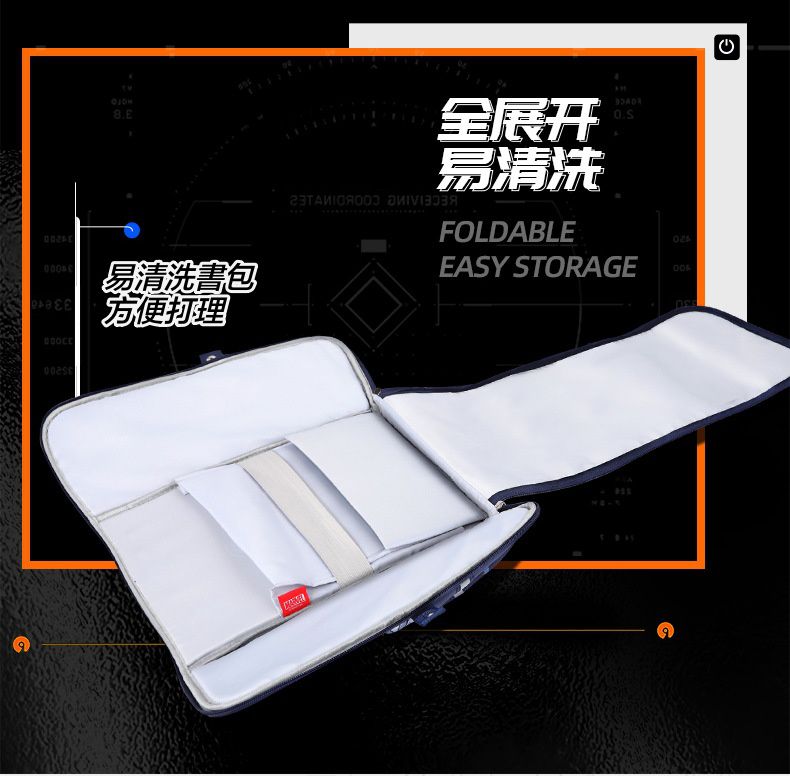 卡通大容量減壓書包-卡通人物鋼鐵人-黑色 (建議110-135cm)-30x19x37cm