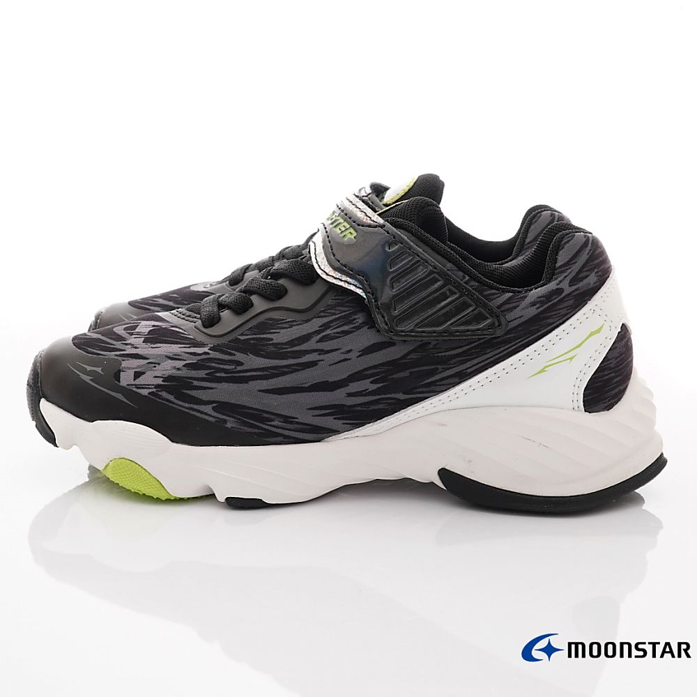 Moonstar日本月星 - 旋風系列-炫技者機能運動鞋(中大童款)-黑