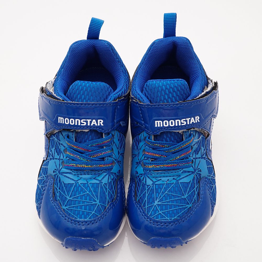 Moonstar日本月星 - 2E電燈競速鞋款(小童段)-藍