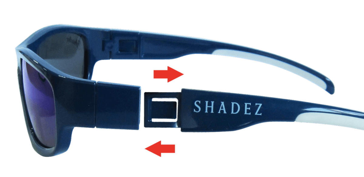 瑞士 SHADEZ - 兒童太陽眼鏡運動款-SHZ-SP06-黑色腕帶 (年齡7-15)