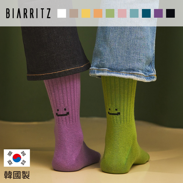 韓國東大門限時連線！【Biarritz】正韓製ｘ時尚設計款襪子