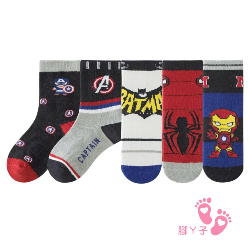 幼/兒童棉質中筒襪 童襪 襪子 棉襪 兒童襪-蜘蛛人