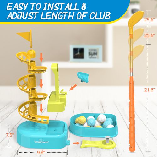 兒童Golf高爾夫球玩具套裝30件組(福利品盒損出清)
