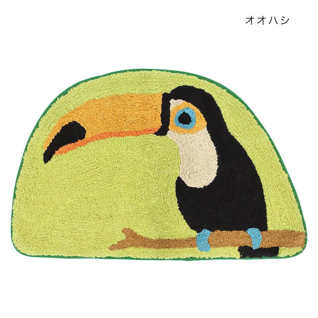 日本 TOMO - 動物系 短絨吸水腳踏墊/地墊-小文鳥 (約65×42cm)