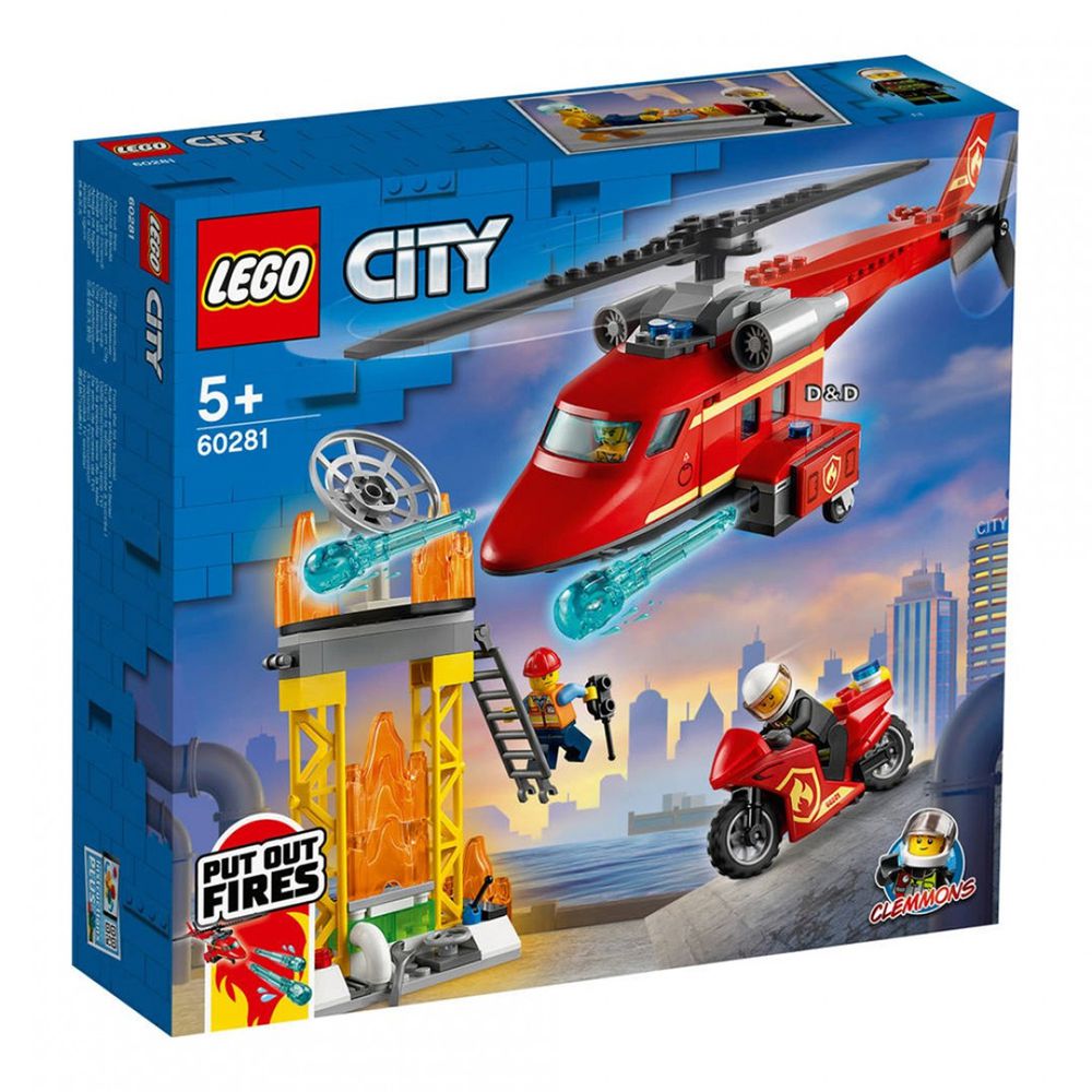 樂高 LEGO - 樂高積木 LEGO《 LT60281 》City 城市系列 - 消防救援直升機-212pcs