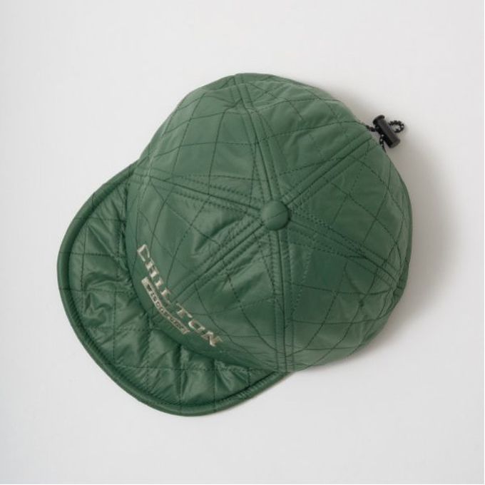 日本 b-ROOM - 學院風絎縫卡車帽(可抽繩調節)-奶茶 (54cm)