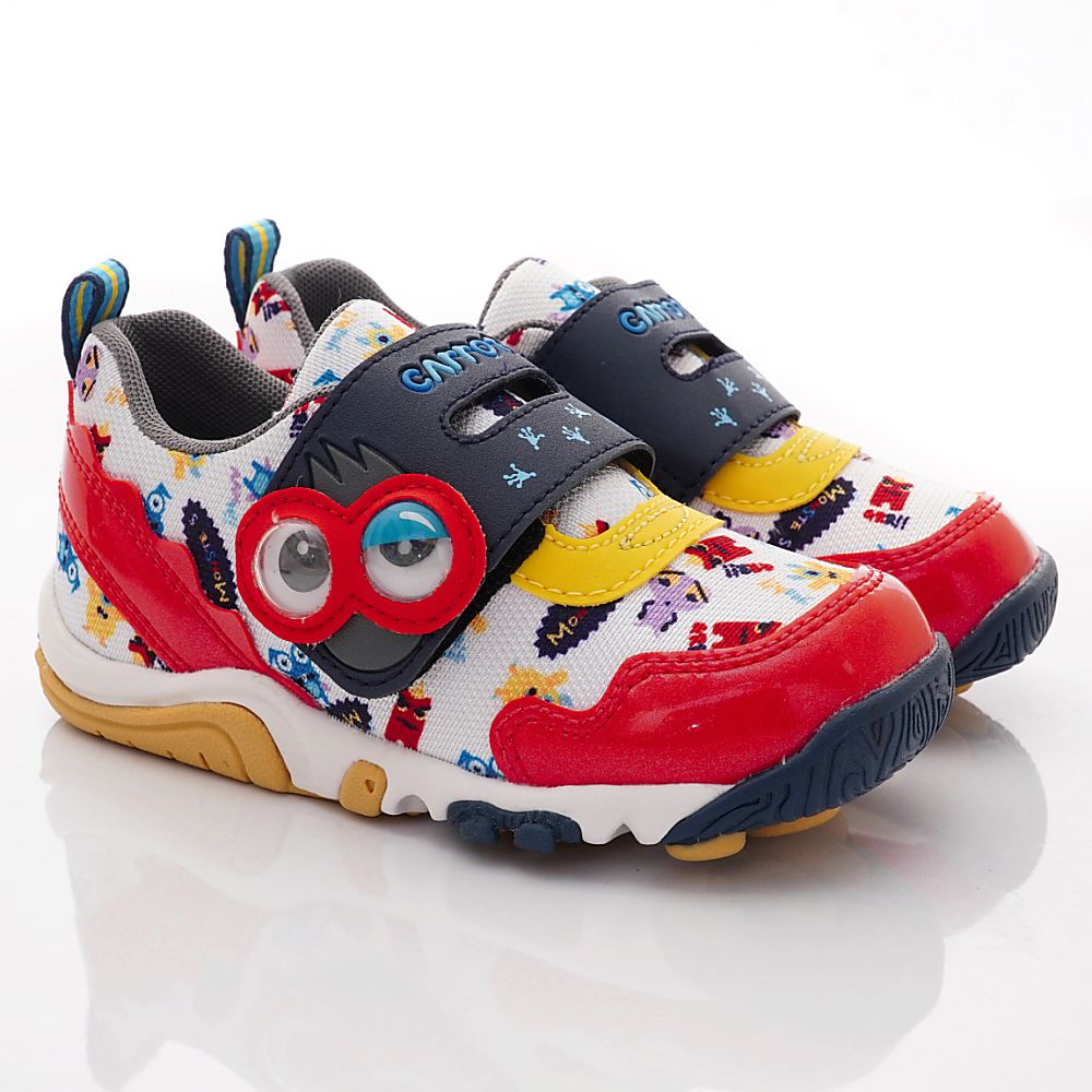 Moonstar日本月星 - 速乾公園機能運動鞋(中小童款)-白紅