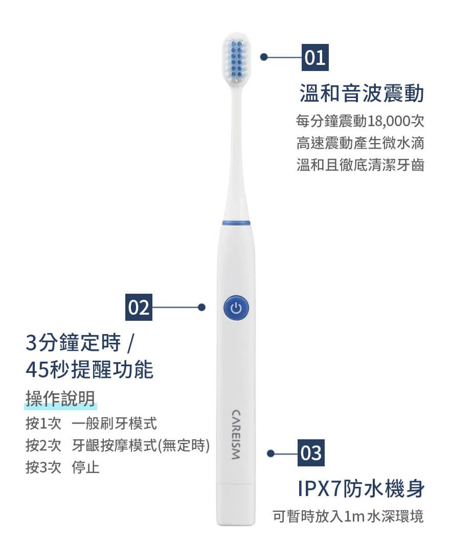 日本CAREISM - 極細緻電動牙刷刷頭2入