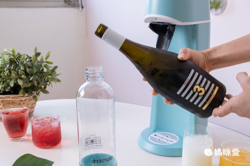 美國 Drinkmate 萬用氣泡水機 獨家專利授權，業界最大容量！