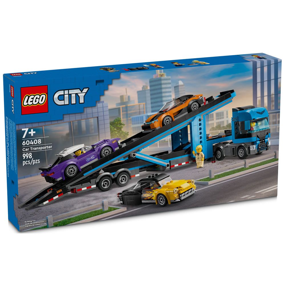 樂高 LEGO - LT60408 City 城市系列2024 - 汽車運輸車和跑車