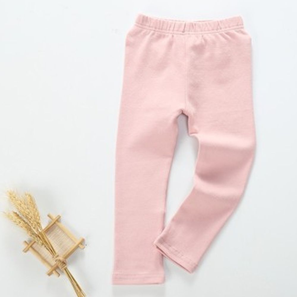 素色基礎內搭褲-粉色