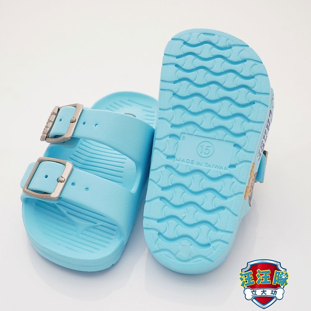 台灣製汪汪隊雙絆帶拖鞋(中小童段)-拖鞋-藍