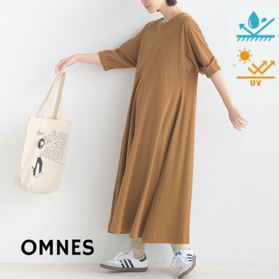 洋裝5折‼️太不合理的低價【日本 OMNES】接觸涼感/抗透汗洋裝✦夏季必收！