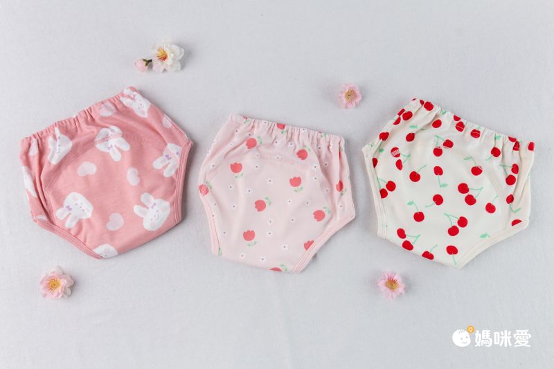 日本西松屋 - 三層學習褲3件組-分離式-新幹線車車