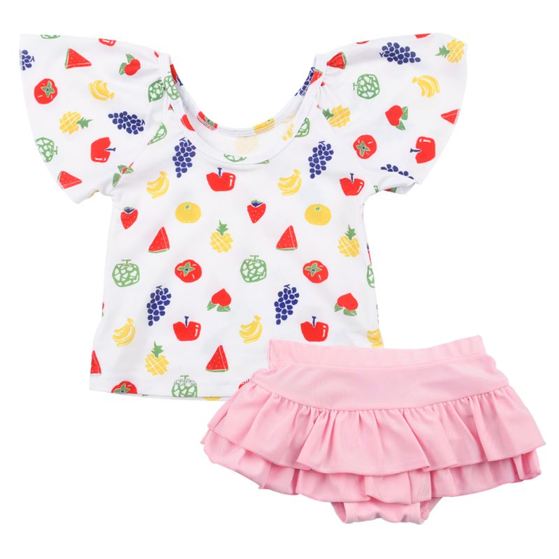 akachan honpo - 女兩件式泳衣-白色