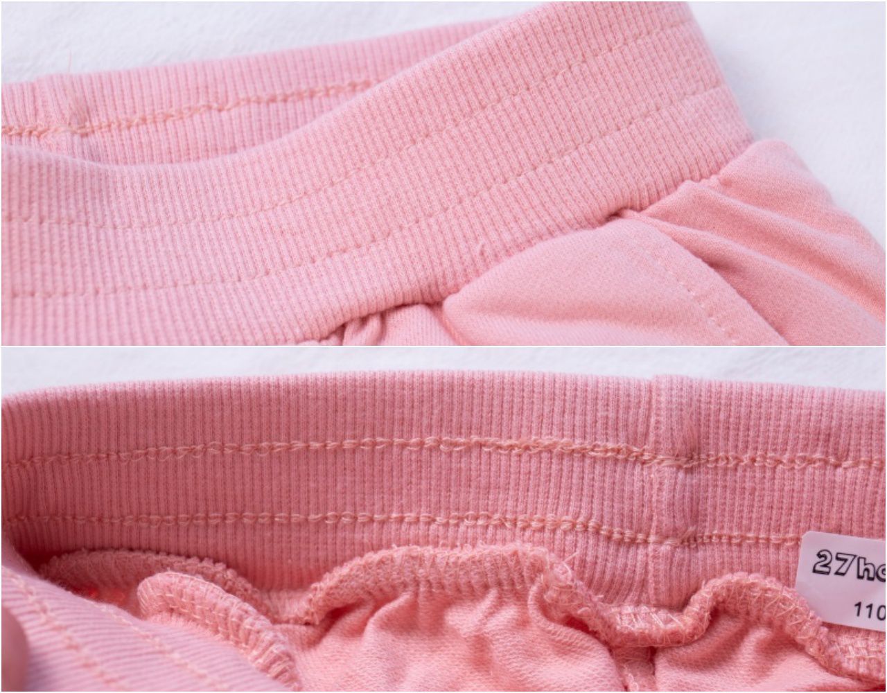 純棉縮口運動長褲-Happy熊熊-紫色