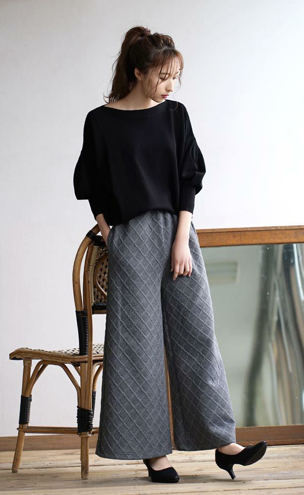 日本 zootie - 船型領澎澎輕薄針織五分袖上衣-水藍