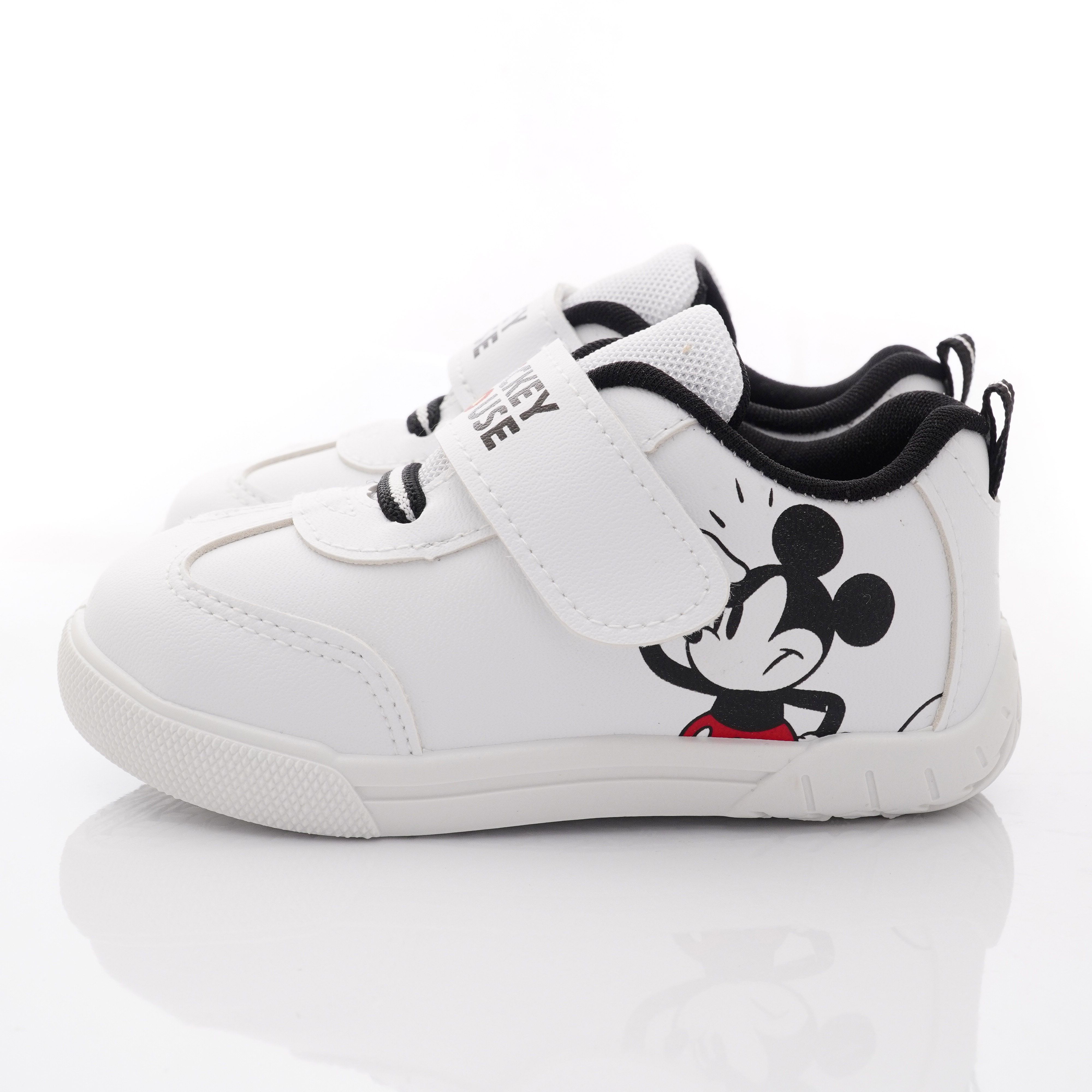Disney - 卡通童鞋-米奇不對稱休閒鞋款(中小童段)-白