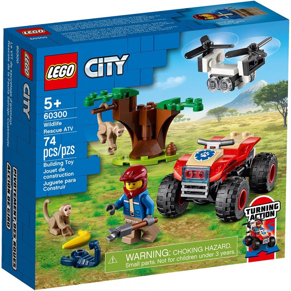 樂高 LEGO - 樂高積木 LEGO《 LT60300》City 城市系列 - 野生動物救援沙灘車-74pcs