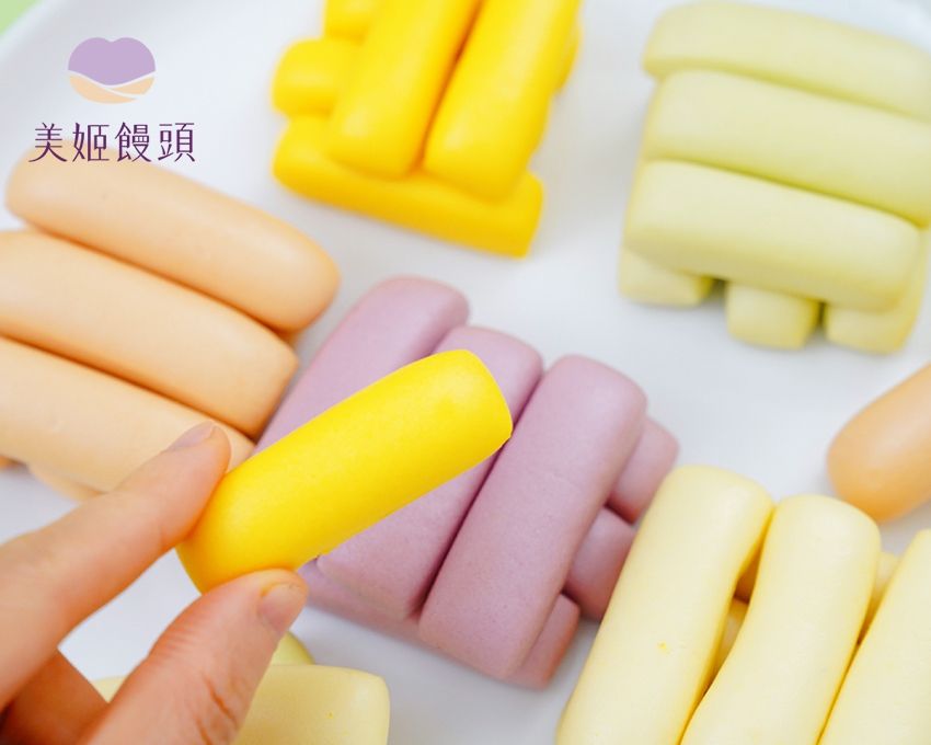 美姬饅頭 - 蔬果好棒棒造型饅頭-24入-200g/盒