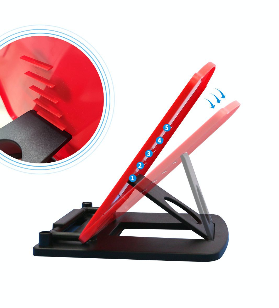 簡易可調整式閱讀書架-卡通人物艾莎與雪寶-粉+紫色 (20.8*24.2*2cm)