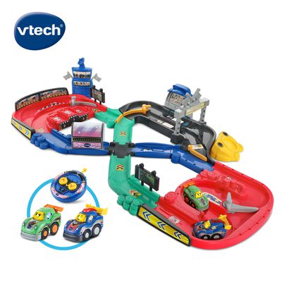 Vtech - 嘟嘟車系列-競速遙控賽車軌道組