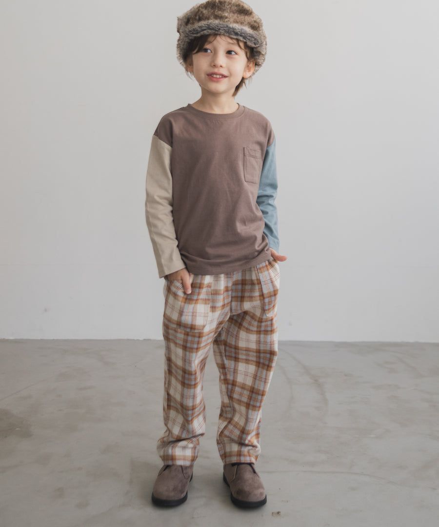 日本 PAIRMANON - 柔棉100% 圓領薄長袖上衣-刺繡美式漢堡-軍綠