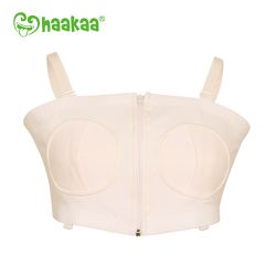 紐西蘭 HaaKaa - 免手持親餵集/擠乳輔助哺乳內衣-膚色