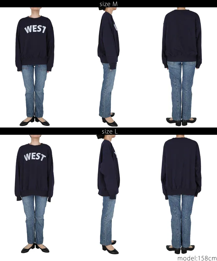 日本 COCA - 美式LOGO圓領長袖大學T-WEST-草綠