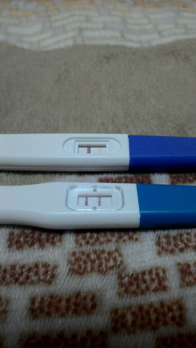 看你敢不敢內診陰道照音波，我一開始懷孕時，也是照不出來的，我有請醫生幫我內診，後來照到一點黑黑的小點點，醫生說那個有可能是，也是叫我過一星期在去看一下，結果真的是懷孕了，我一開始也是淡淡的第二條線（上面那個就是一開始驗到的顏色，非常的淡，下面那個是過了一個禮拜驗的，顏色就比較深了），目前懷孕32週