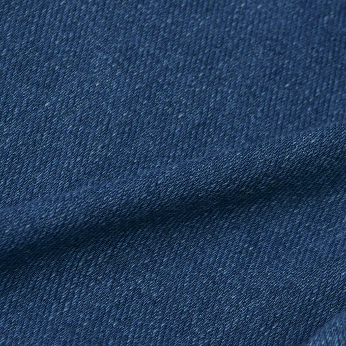 akachan honpo - 10分褲-口袋荷葉邊-深藍色